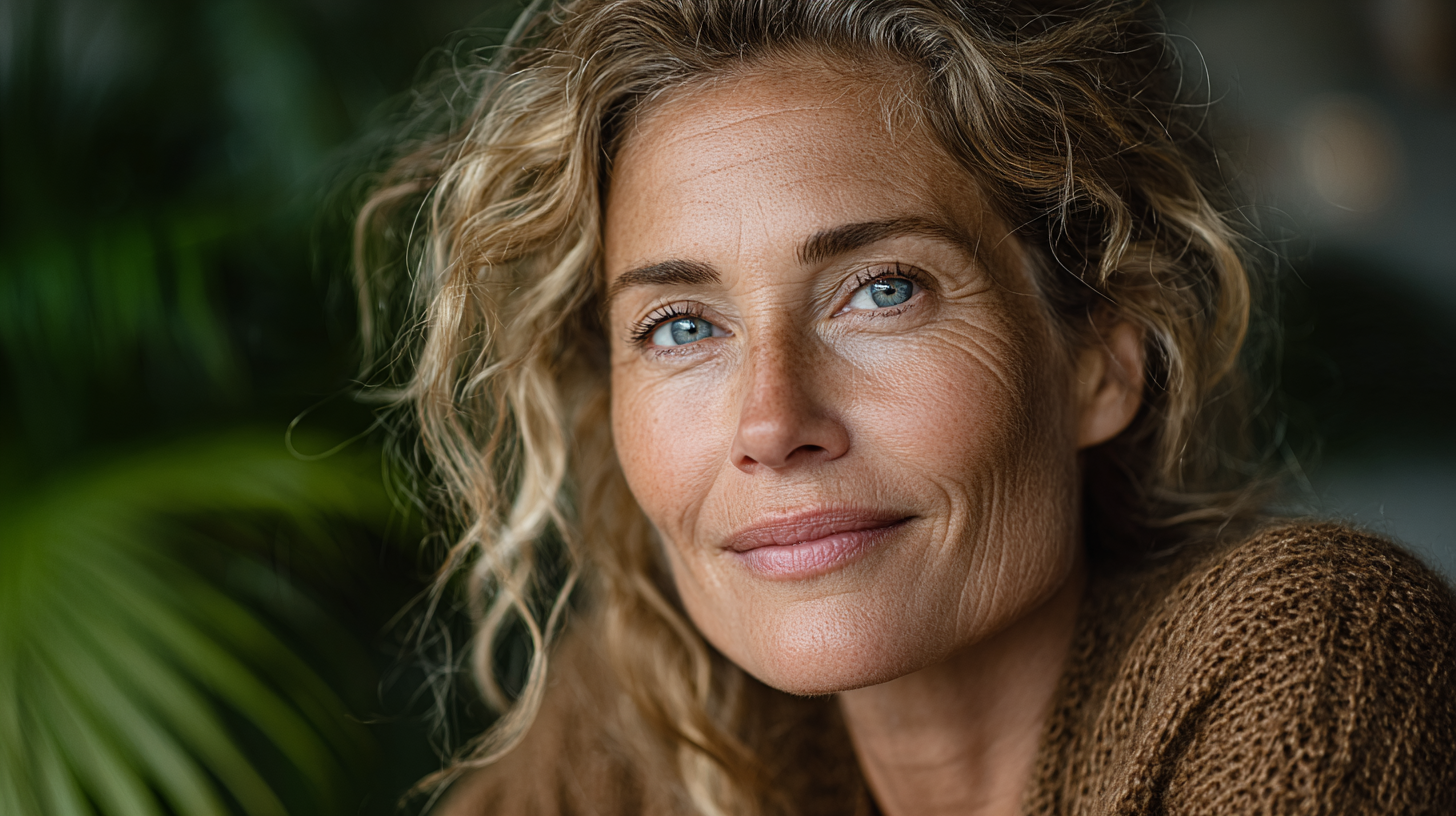 Здорова людина середнього віку з сяючою шкірою