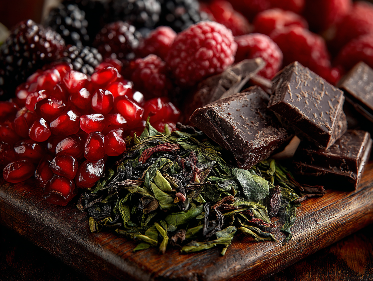 Темний шоколад та антиоксидантні продукти